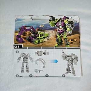 Transformers Generations Combiner Wars Devastator Figure Instruction Manual